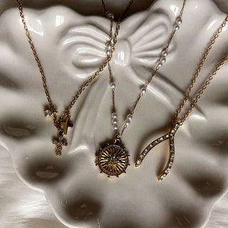 Wishbone Charm Necklace