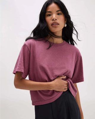 Cindy Relaxed Crop Tee
