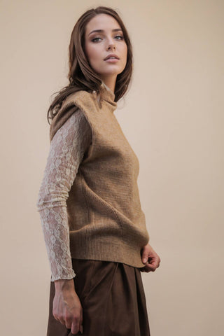 The Sierra Soft Knit Sweater Vest Top