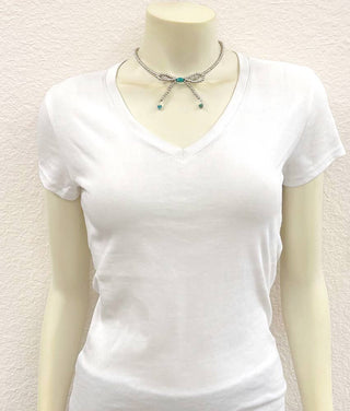 The Bead Bow Necklace