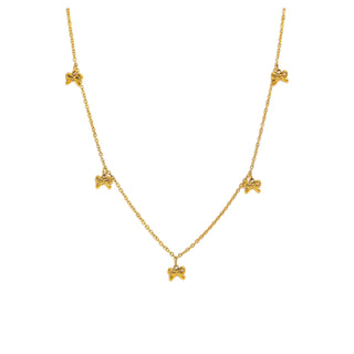 Francesca Bow Charm Necklace