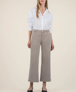 Kut From The Kloth- Meg High Rise Wide Leg- Coffee Cream