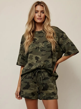 The Camo French Terry Top