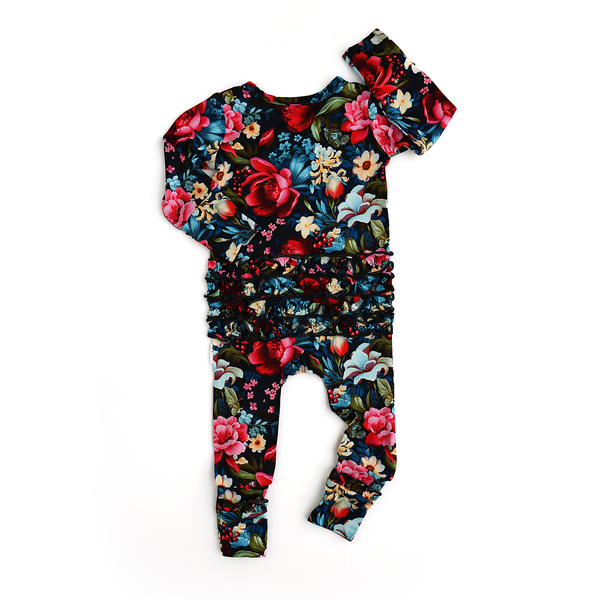 Gigi and Max - Aria Ruffle Zip Bamboo Baby Clothing