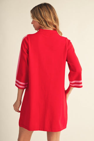 The Reagan Sporty Stripe Dress