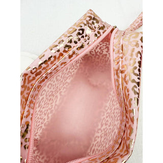Waterproof Fabric Leopard Pattern Cosmetic Bag