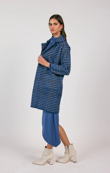 Marceau Houndstooth Coat