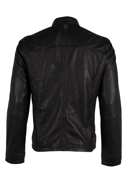 Mauritius- Jaqua CF Leather Jacket- Black