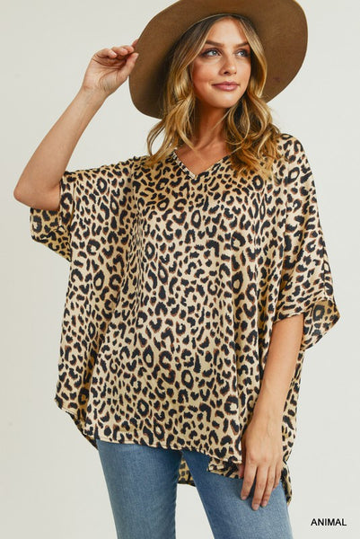 Lani Leopard Blouse