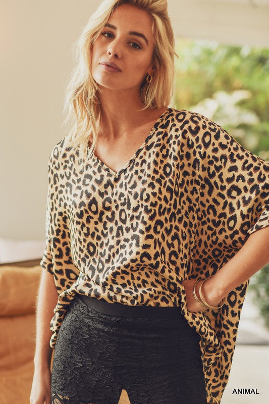 Lani Leopard Blouse