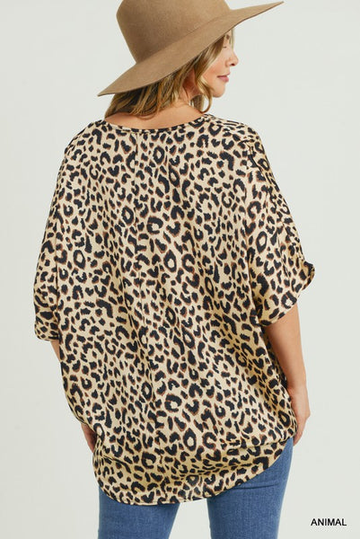 Lani Leopard Blouse