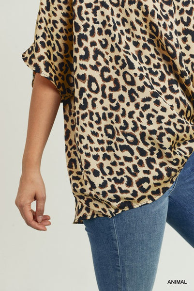 Lani Leopard Blouse