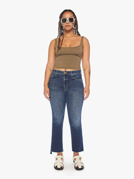 Mother Denim-The Insider Crop Step Fray- Teaming Up