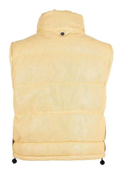 Mauritius- Ellice Leather Vest-Light Yellow