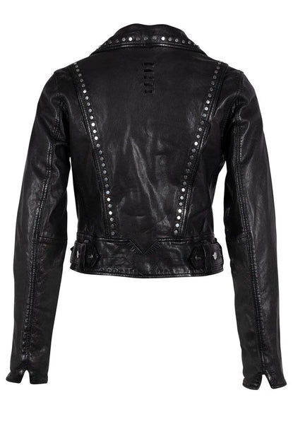 Mauritius- Maryn Leather Jacket- Black