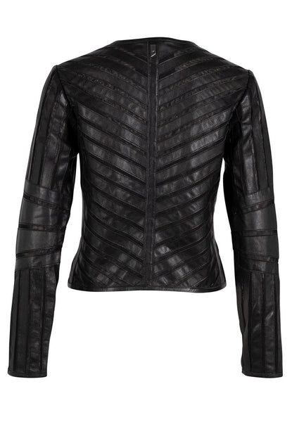 Mauritius- Tila 2 Leather Jacket- Black