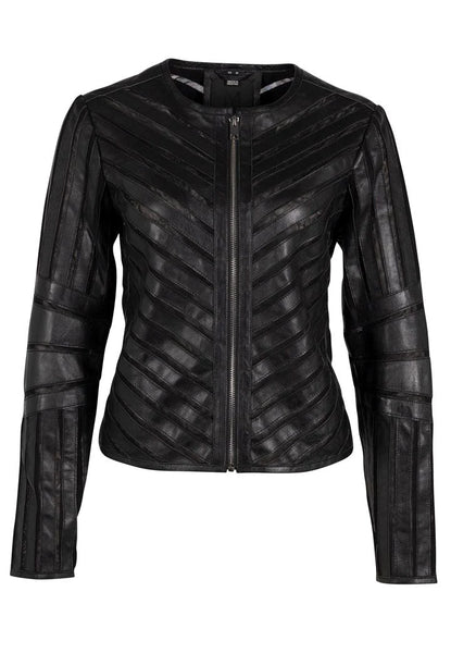 Mauritius- Tila 2 Leather Jacket- Black