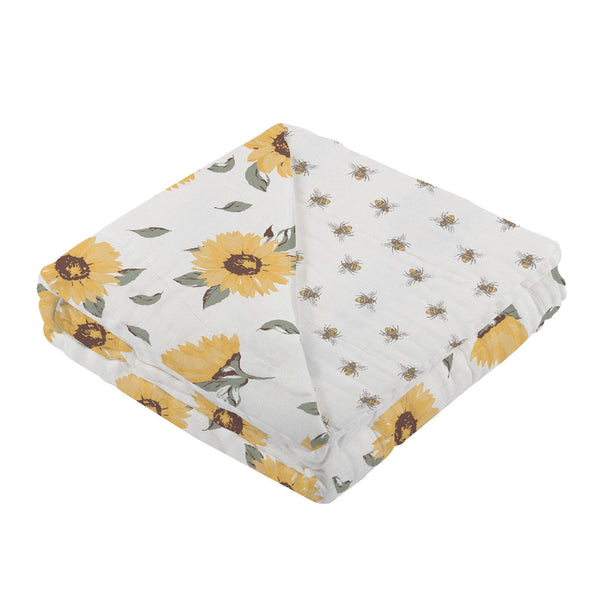 Newcastle Classics - Sunflower Farm and Honey Bee Newcastle Blanket