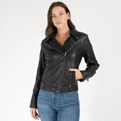 Fayola RF Featherweight Leather Jacket