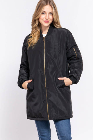 The Long Line Bomber Jacket