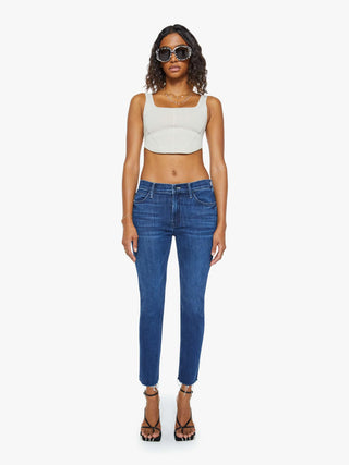 The Mid Rise Dazzler Ankle Fray