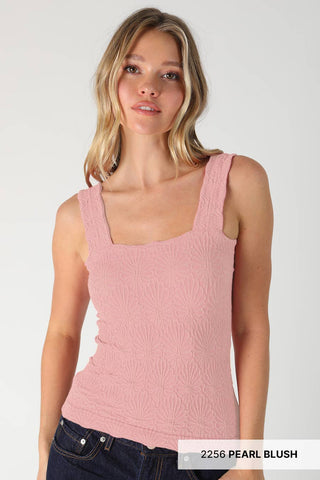 NIKIBIKI - Lace Textured Square Top