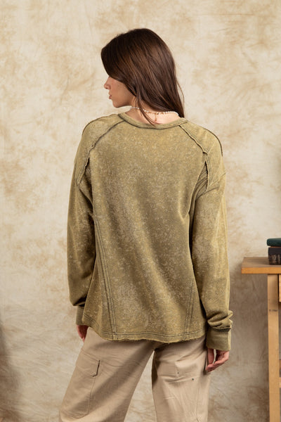 Madilyn Mineral Wash Top