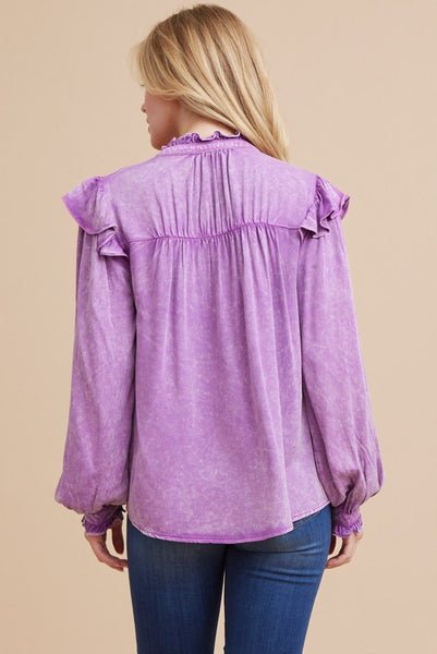 Poppi Poet Top- Purple