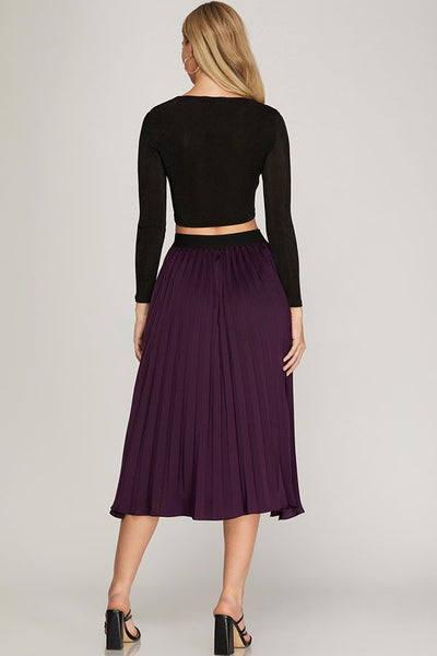 Adrinna Pleated Skirt