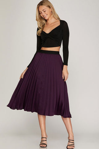 Adrinna Pleated Skirt