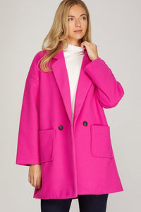 Ayna Oversized Double Button Coat