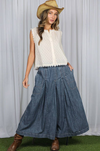 The Pin-Tuck Chambray