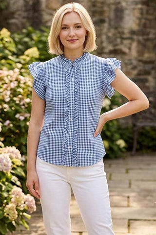 Playful Gingham Ruffle