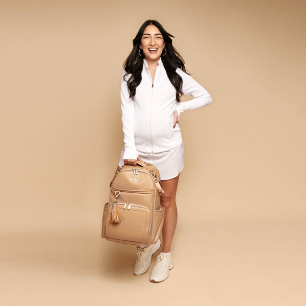 Itzy Ritzy - Chai Latte Boss Plus™ Backpack Diaper Bag