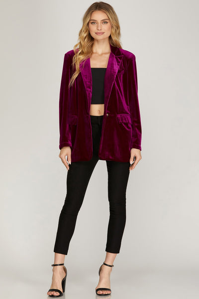 Velma Velvet Blazer