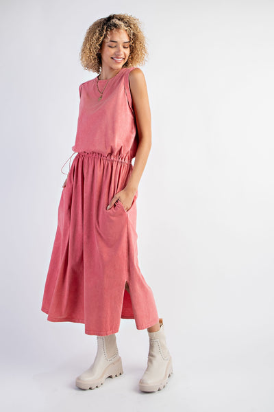 Polly Mineral Wash Cotton Maxi Dress