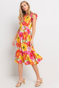 Yolanda Floral Print Dress