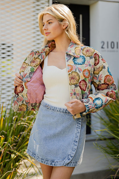 Randi Retro Floral Jacket