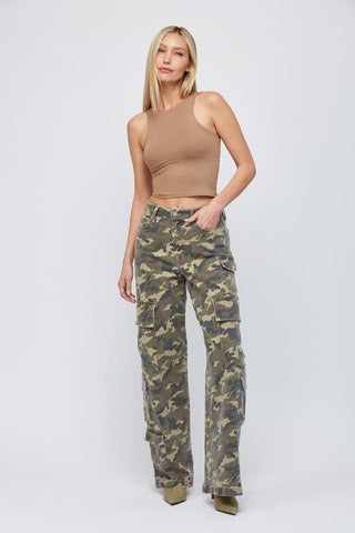 The Hidden Nori Camo High Rise Cargo