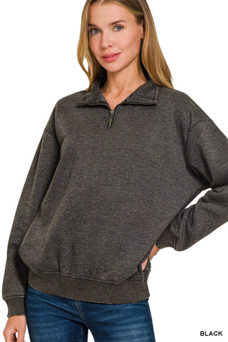 The Hadley Quarter -Zip Pullover