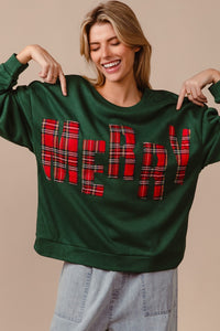 Merry Christmas Fleece Pullover