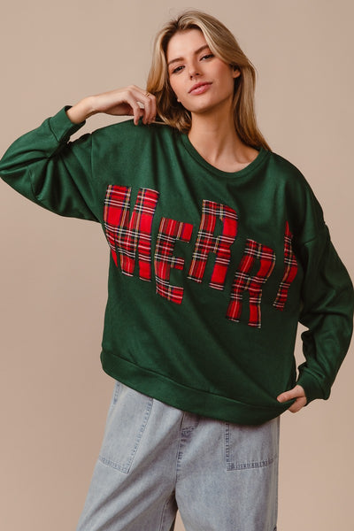 Merry Christmas Fleece Pullover