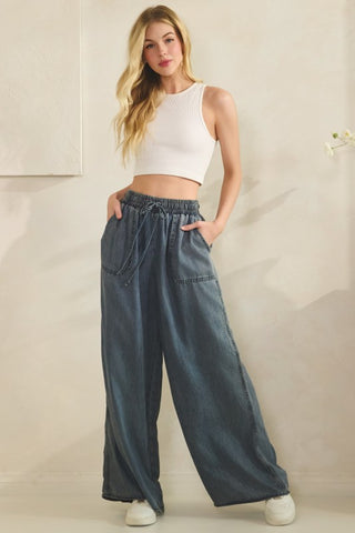 The Denim  Palazzo Pants