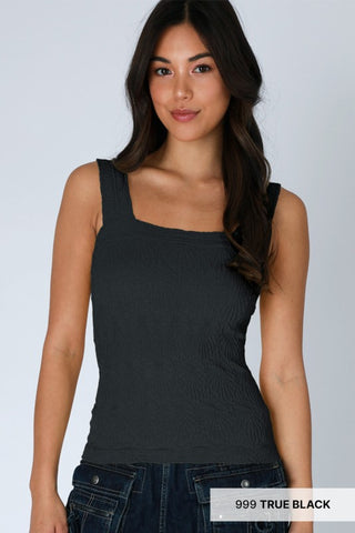 NIKIBIKI - Lace Textured Square Top