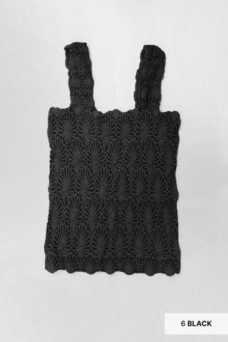 NIKIBIKI - Lace Textured Square Top