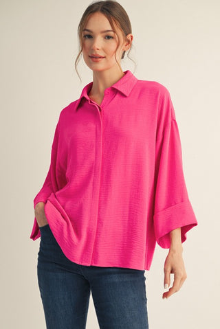 Greta Collared 3/4 Sleeve