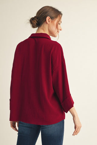 Greta Collared 3/4 Sleeve