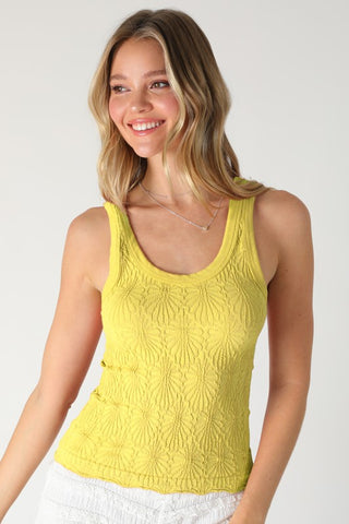 NIKIBIKI-Reversible Lace Textured Tank Top