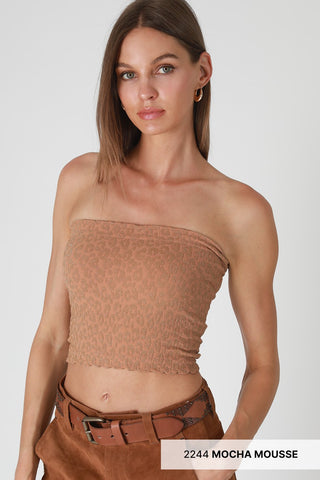 Leopard Tube Top