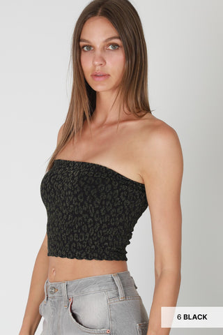 Leopard Tube Top